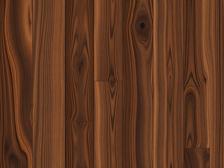 Realistic dark brown wood grain texture featuring vertical planks. A detailed surface pattern suitable for backgrounds or hardwood flooring.
