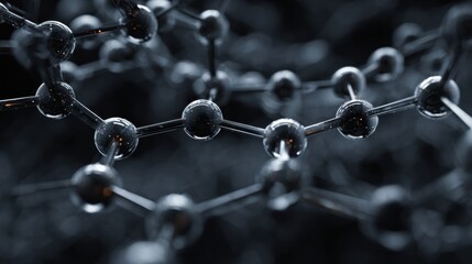 molecular structure abstract science