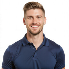 Confident Professional's Headshot: A striking headshot of a confident professional, embodying poise and approachability. Their composed expression reflects success.