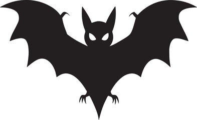  Halloween bat silhouette icon