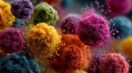 Fototapeta premium Understanding Viruses Structure Types and Impact on Health