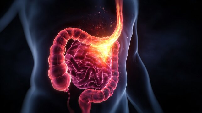 Understanding Heartburn and Acid Reflux for Gastroesophageal Disorders Visualization