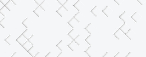 Abstract Geometric Pattern of Interlocking Squares