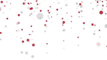 Abstract red and gray light falling digital motion white background - Powered by Adobe