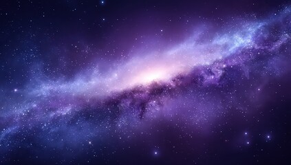 Obraz premium Vibrant Purple And Blue Nebula In Outer Space