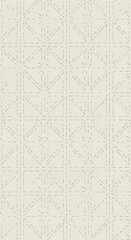 Beige embossed geometric wall pattern