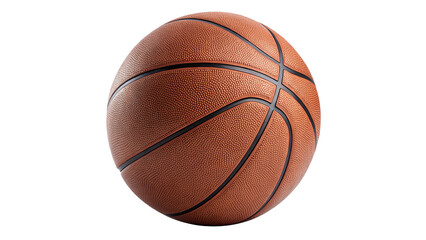 Fototapeta premium Basketball isolated on transparent background