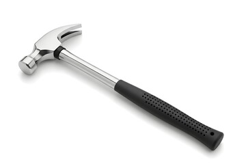 Hammer Isolated on White Background, Diagonal Position