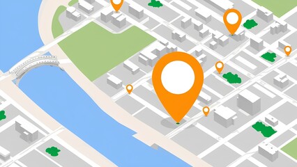 Mapping urban areas location identification city streets digital graphics outdoor aerial view navigation insights