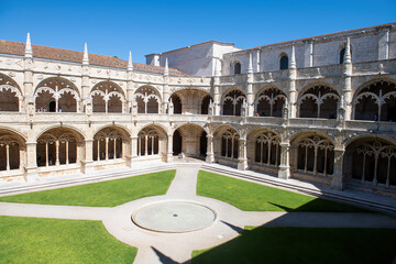 the Jer&oacute;nimos Monastery in Lisbon, Portugal