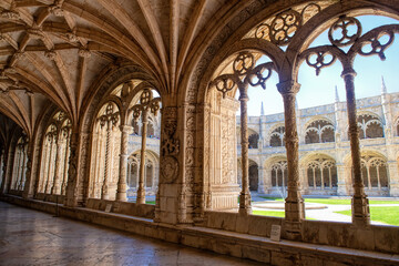 the Jer&oacute;nimos Monastery in Lisbon, Portugal