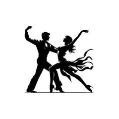 Dynamic Dance Movement Vector Design