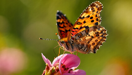 Obraz premium Sunbeams piercing through a dark forest canopy illuminating a path