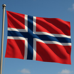 Fototapeta premium flag of Norway