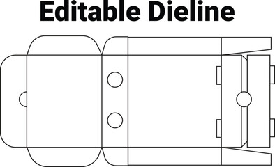 Pizza Box Dieline Template pizza box 