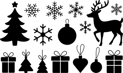 Christmas Ornament Vector Set