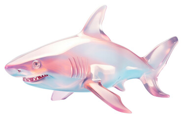 Fototapeta premium PNG Animal shark fish underwater.