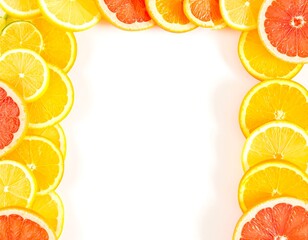 Colorful citrus slices arranged in a frame (1)