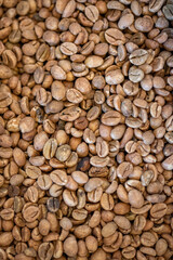 Natural coffee beans, unroasted essence
