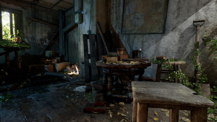 見捨てられた家　光の残響