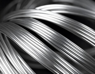 Close-up of metallic wires/tubes
