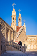 View to Mor Abraham monastery © lic0001
