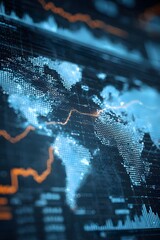 holographic financial report showing effects of global taxation