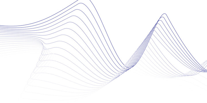 Digital Flow Lines in Grey &ndash; Abstract Vector with Transparent Background for High-Tech and UI Applications
