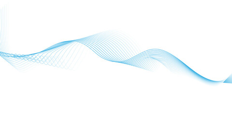  Sound Wave Inspired Abstract Blue and White Lines with Smooth Blend Effect for Modern Digital Art, Design, and Motion Backgrounds

