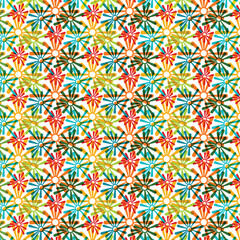 seamless floral pattern Bright Watercolor Floral Pattern Vintage Style
