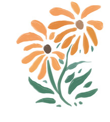 flower drawn for templates.