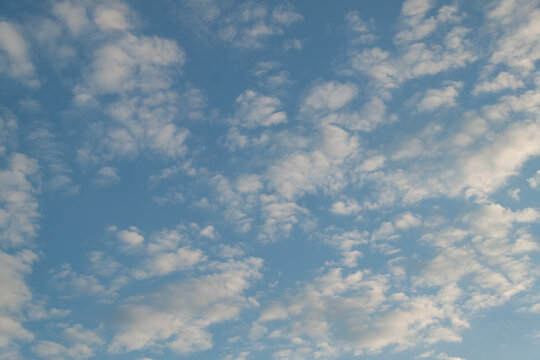 Cloudy sky background. texture of clouds and blue sky. Photo of the real sky