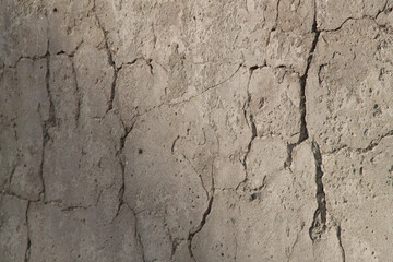 Concrete texture. Textured texture of concrete and plaster. Wall with rough texture. Old concrete