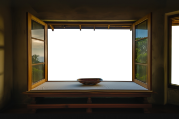 PNG Window see ocean windowsill room architecture.