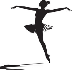 Print Mother and daughter silhouette dancing at the beach on a summer sunset, Little Girl Dancing
