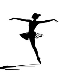 Silhouetted girls whisper secrets, arranged in a grid, all against a bright white background, Mother and daughter silhouette dancing at the beach on a summer sunset