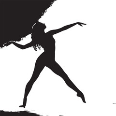 Bikini girls silhouette on a white background,A silhouette picture of the Women Entrepreneurs Chamber of Commerce, showcasing the charm of female entrepreneurs. On a white background, a black silhouet