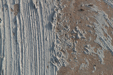 Concrete texture. Textured texture of concrete and plaster. Wall with rough texture. Old concrete
