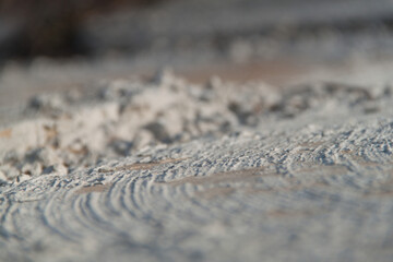 Concrete texture. Textured texture of concrete and plaster. Wall with rough texture. Old concrete
