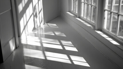 Obraz premium empty room with window