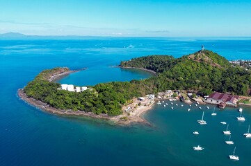 Crater, Landscape in Ambatoloaka, Nosy Be, Madagascar – Aerial View