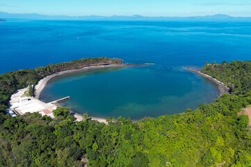 Crater, Landscape in Ambatoloaka, Nosy Be, Madagascar – Aerial View