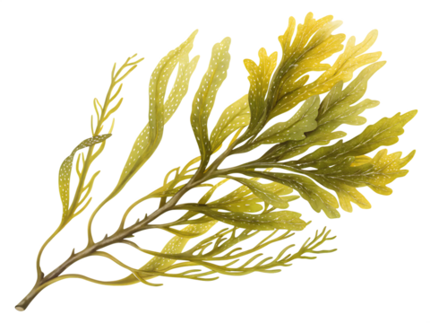 seaweed isolated on AI generated by PNG