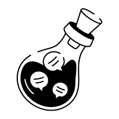 A hand drawn style icon showing pager
