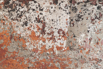 Texture of an old colored wall. Old peeling paint. Old wall. Photo of damaged paint