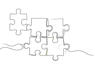 Abstract puzzle design