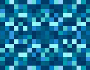 Abstract pixelated squares