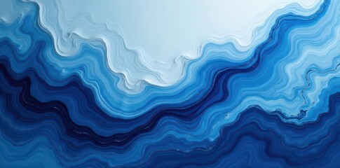 Fototapeta premium Swirling blue and gray abstract acrylics, textured fluid surface , acrylic painting, canvas, fluid art