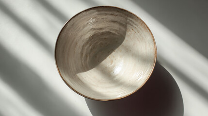 Japanese plate on table