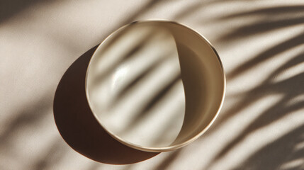 Japanese plate on table